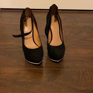 L.A.M.B. Havana Platform Ankle Strap Wedge